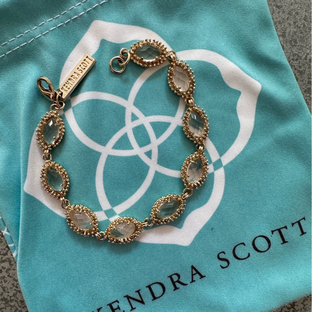 Kendra Scott clear stone bracelet